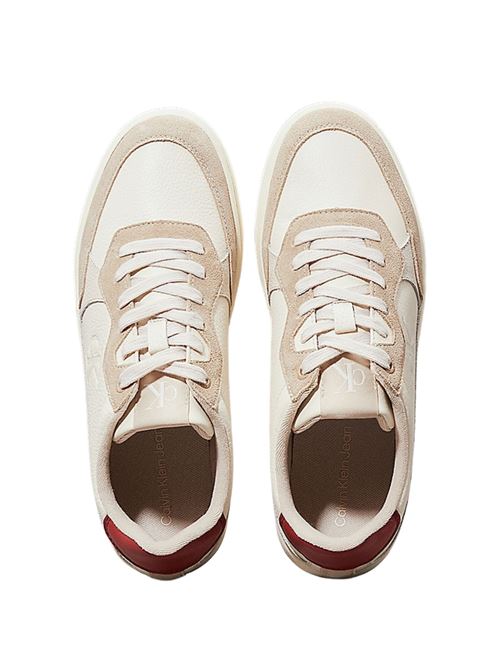 Sneaker classic bianco/travertino Calvin Klein Jeans | YM0YM011530LH